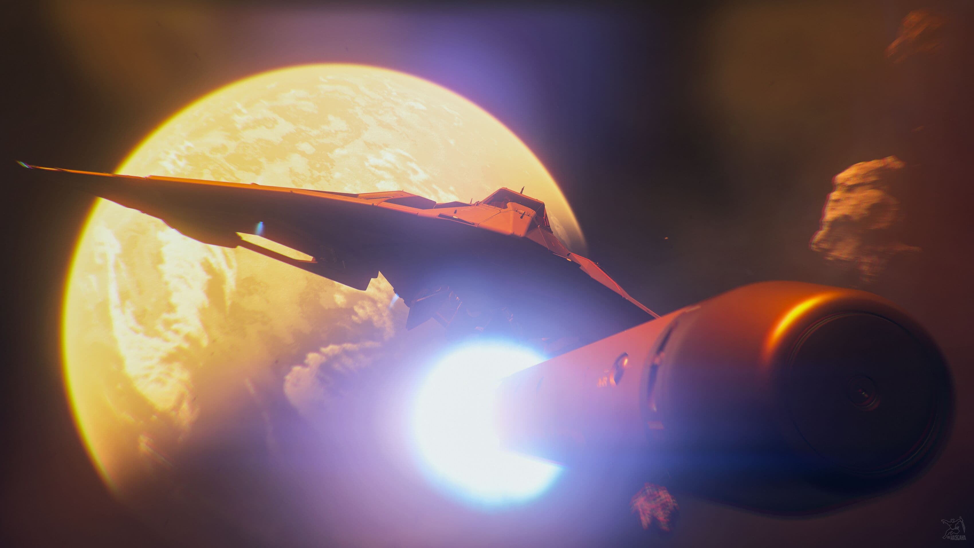 Star Citizen — Eclipse torpedo run. Screenshot via hasgaha.com.